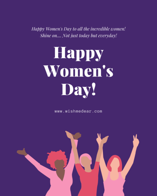 happy womens day status