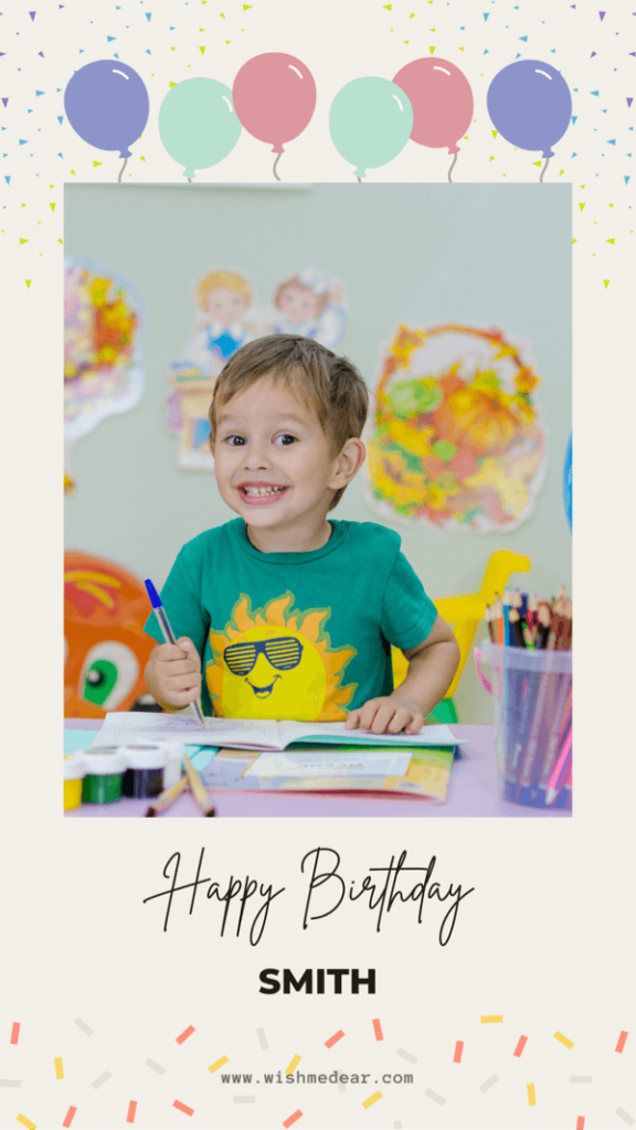 Instagram Kids birthday story maker
